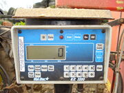 A typical weighing computer showing an empty mixer-wagon, 0 kg tare