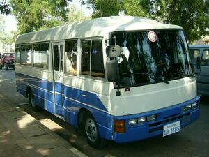 Nissan bus-Laos