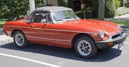 North American "rubber bumper" MG MGB (1975)