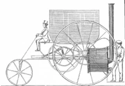 The , by Trevithick and Vivian, demonstrated in London in 1803.