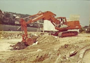 A 1990s Priestman Mustang 220 Excavator Diesel