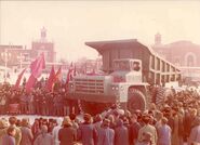 A 1970s Jiefang CA-390 V12 Mining Dumptruck the largest Chinese vehicle ever at the time