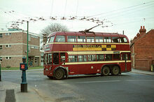 Reading Trolleybus at Three Tuns