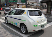 NISSAN LEAF SUIZENJI TAXI REAR cropped