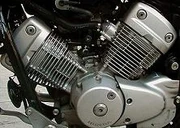  90° transversely mounted V-twin.