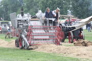 Claas Columbus combine demonstration at EOES 2010 - IMG 0281