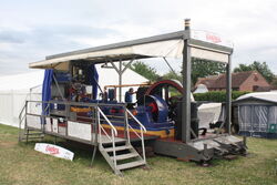 The Engine Men's display unit set up with viewing platform
