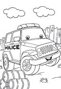 Emergency Vehicles Colouring Book 5