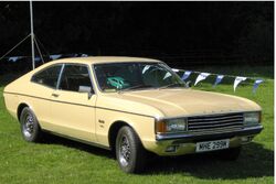 Ford Granada Coupe before rear three quarters reworked