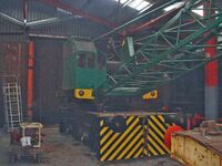 A 1980s Jones KL100 Breakdown Service Railway Crane