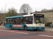 An Ikarus 481 on DAF chassis in Bolton, UK