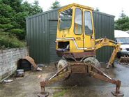 A 1980s Smalley 425 Minidigger Diesel