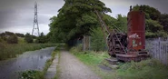 A 1850s Smith Of Rodley Steamcrane at the Manchester Bury & Bolton Canal
