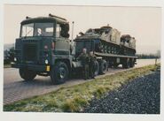 A 1970s Scammell Crusader Military Tank Transporter
