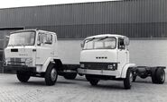 A pair of 1980s EBRO P137 and a EBRO E110 Diesel Trucks