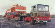 A 1970s Leyland Marathon Diesel Haulage Tractor