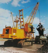 A 1980s Smith Of Rodley E4000LW Crawler Excavator Diesel