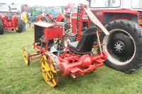 Rear view of the Austin mower tractor and rear axle - look at the reduction drive set up !