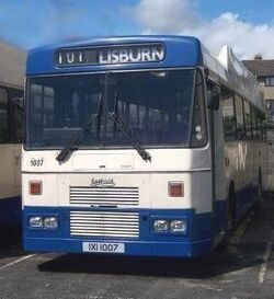 Ulsterbus Leyland Tiger Alexander (Belfast) N-Type 1007 (IXI 1007)