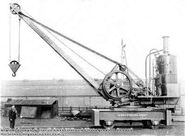 1890s COLES Steampowered Railway Crane