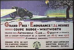 A poster for Rudge-Whitworth wire wheels and their prize for the 