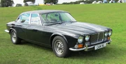 The Jaguar XJ12, launched during the summer of 1972, featured a simplified grille.