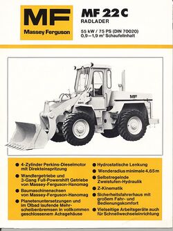 MF 22c wheel loader