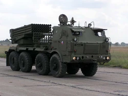 RM70 MRL of the Czech army
