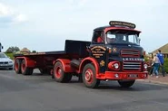 A 1960s Leyland Badger Diesel Haulage Tractor restored