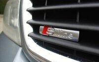 "S&nbsp;line" badge in front grille