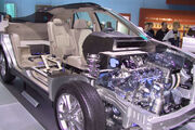 Lexus RX 400h cutaway model