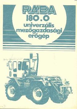 RÁBA 180 4WD brochure b&w