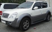 A SsangYong Rexton in with alternate front badging.