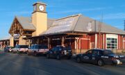 Taxicabs Lined Up in Fairbanks Alaska