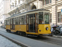 Milano tram via Cantù