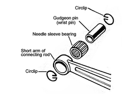 Gudgeon-pin-connecting-rod-drawing