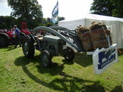 Ferguson tractor with hydraulic loader