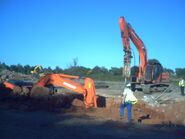 A Doosan getting in deep