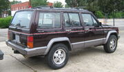 Jeep Cherokee XJ 4D Laredo burgundy SOP rr