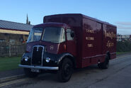 A 1960s Thornycroft Trident Diesel 4X2 Furniture Boxvan