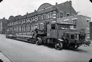 A 1940s Scammell 100 Ton Outfit Plant Transporter