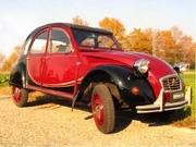 2CV Charleston (Rouge Delage / Noir)