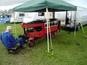 Foden scale model bus - Driffield-P8100584