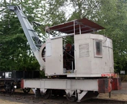 A restored 1910 Smith of Rodley Steam Railcrane 10T