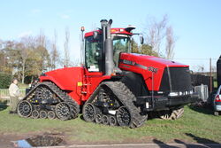A new Case-IH 535 Quadtrac at the Newark Vintage Tractor Show 2009