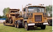 A 1980s Scammell Crusader Diesel Haulage Transporter