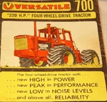 Versatile 700 brochure