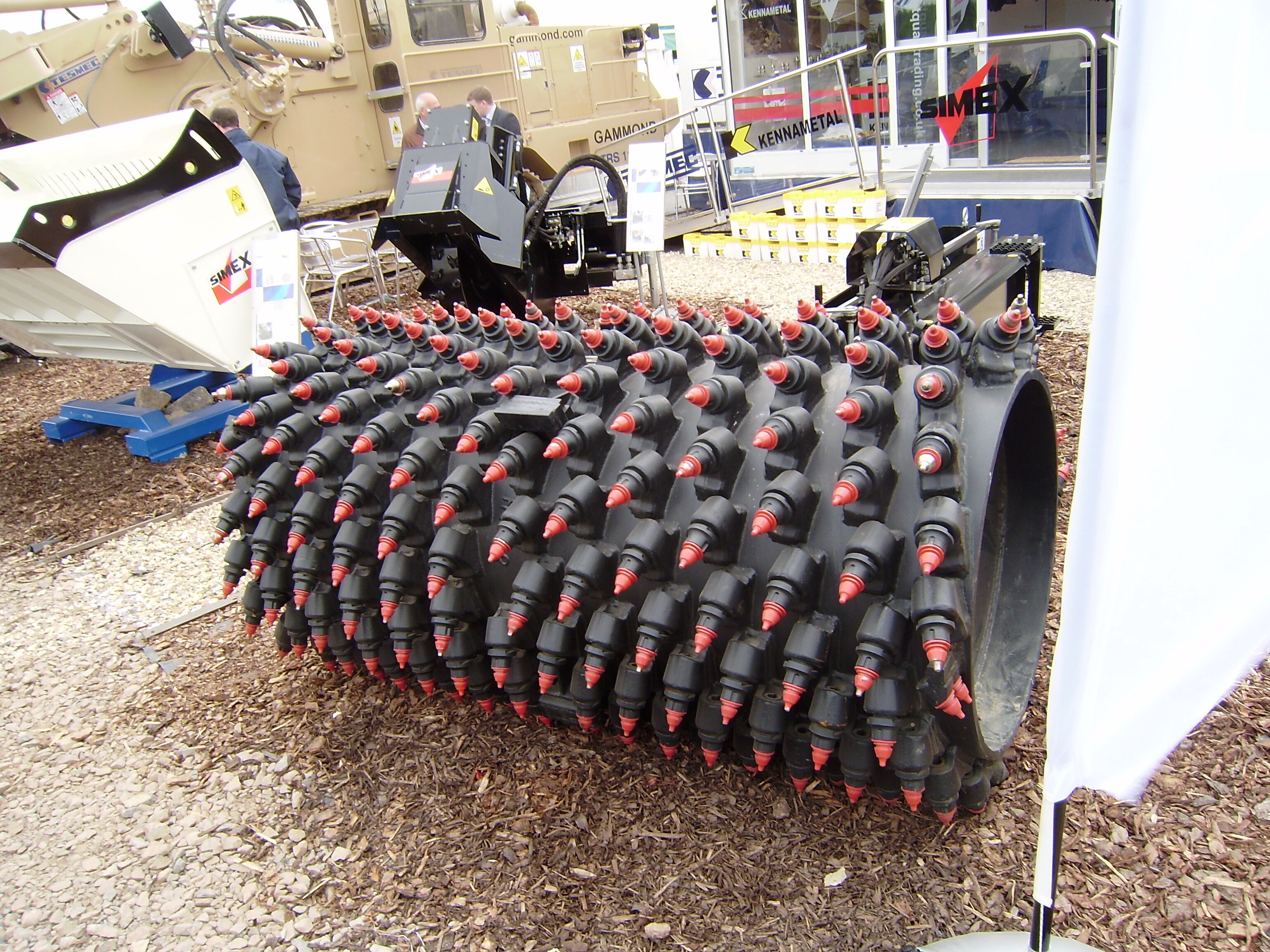 Rock mill cutter seen at SED - P5140169.jpg