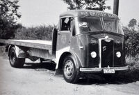 A 1950s GUY Otter Platform Lorry Diesel 4X2