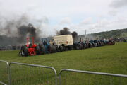 Tractor pullers line up at Belvoir 09 - IMG 8567